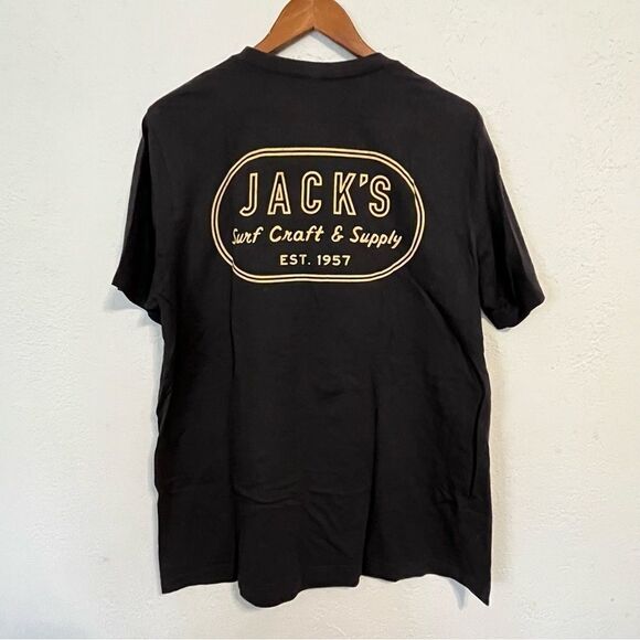 Men's Jack's Surfboards Black & Yellow Logo T-Shirt - Picture 5 of 7
